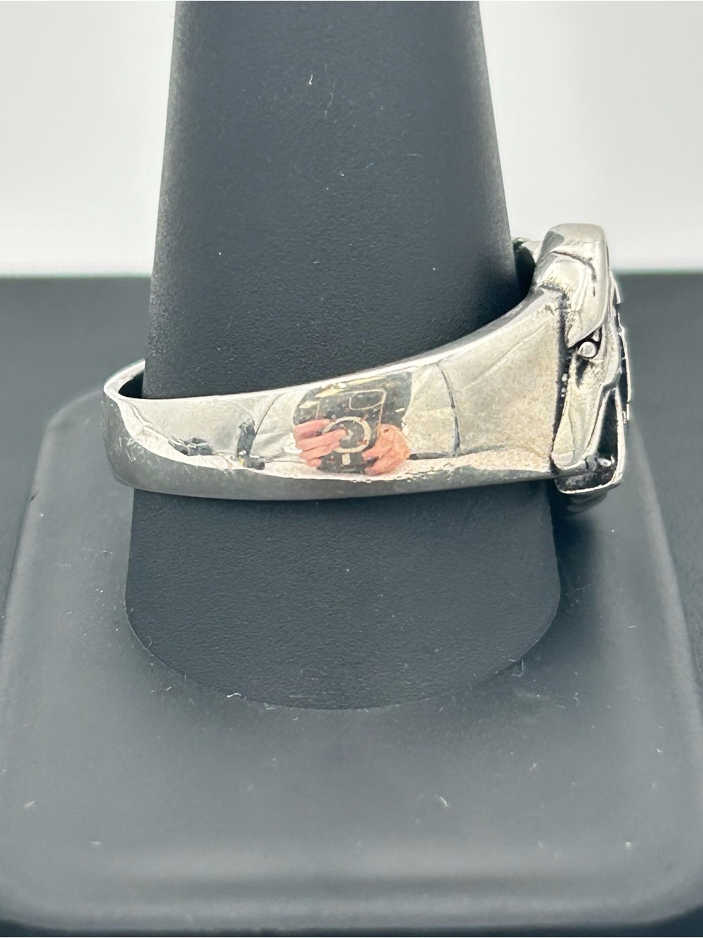 Sterling Silver Harley-Davidson Men’s Ring - Picture 3 of 13